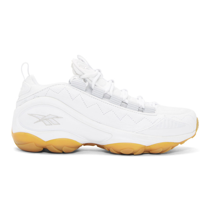 Reebok Classics White DMX Run 10 Gum Sneakers