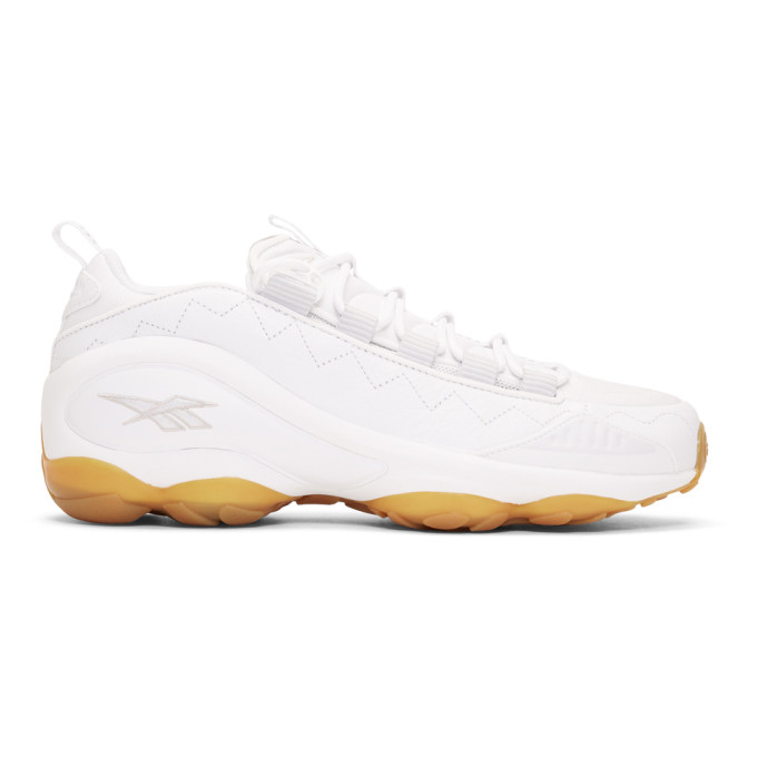 Reebok Classics White DMX Run 10 Gum Sneakers