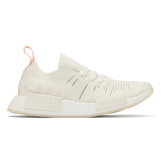 adidas Originals White NMD R1 STLT Sneakers