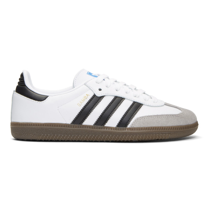 adidas Originals White Samba OG Sneakers