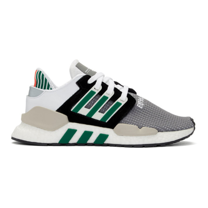 adidas Originals Black & Grey EQT Support 91/18 Sneakers