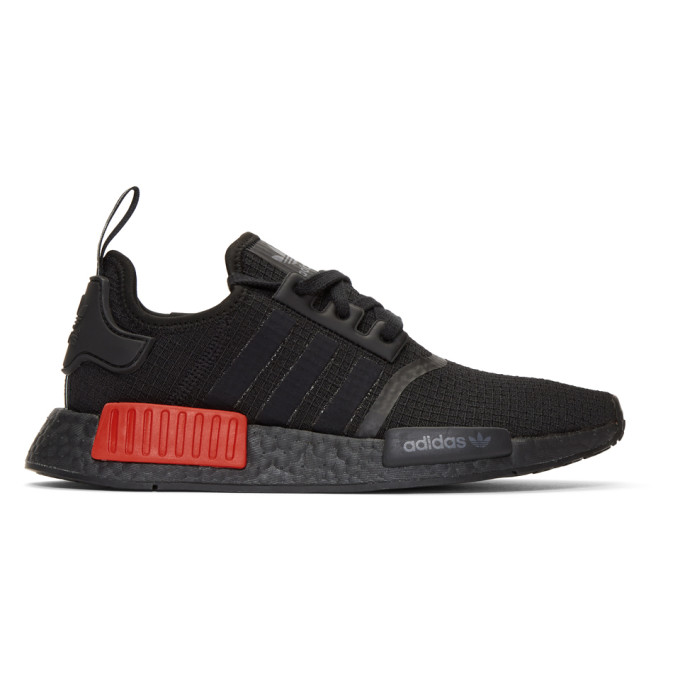 adidas Originals Black & Red NMD_R1 Sneakers