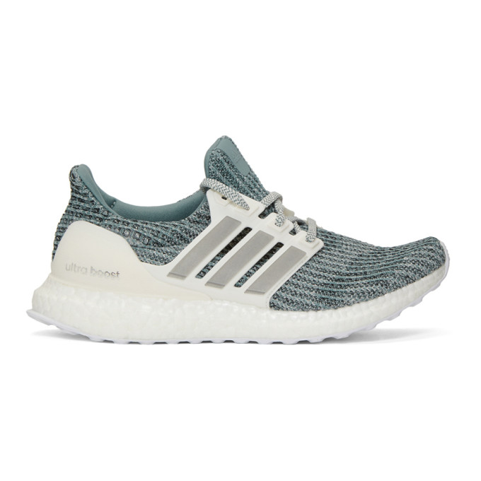 adidas Originals Green & White Parley Ultraboost Sneakers