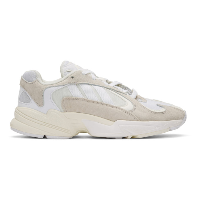 adidas Originals White Yung-1 Sneakers