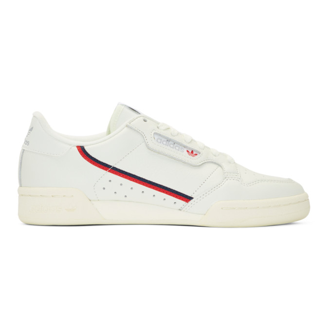 adidas Originals White & Off-White Continental 80 Sneakers