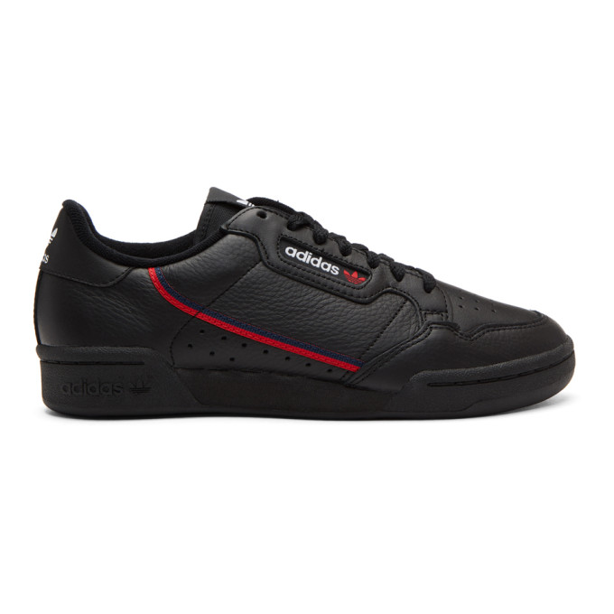 adidas Originals Black Continental 80 Sneakers