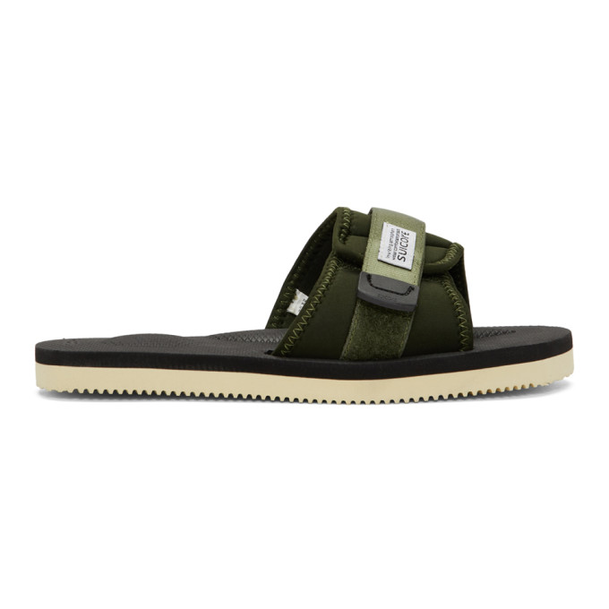 Suicoke Green Padri Sandals
