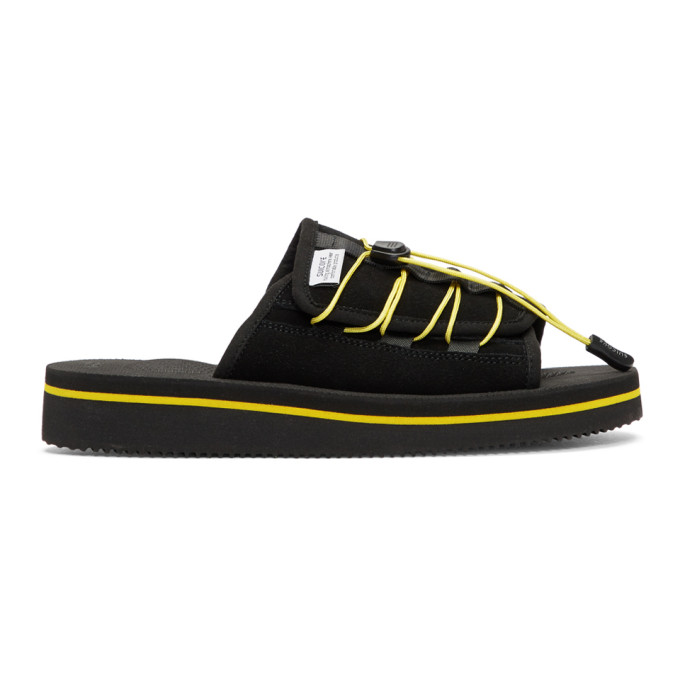 Suicoke Black OLAS-AB Sandals