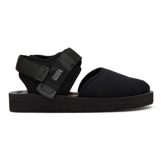 Suicoke Black Bita-V Sandals