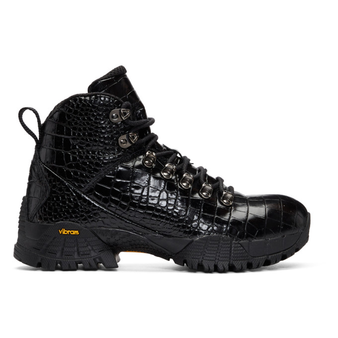 Alyx Black ROA Croc Hiking Boots