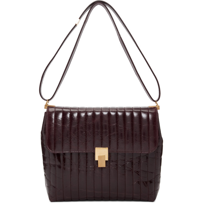 Victoria Beckham Burgundy Quinton Bag