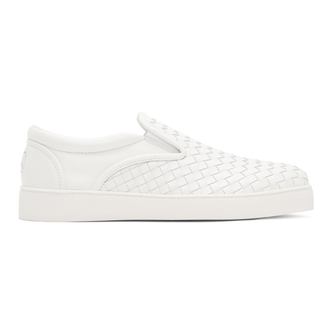 Bottega Veneta White Classic Dodger Sneakers