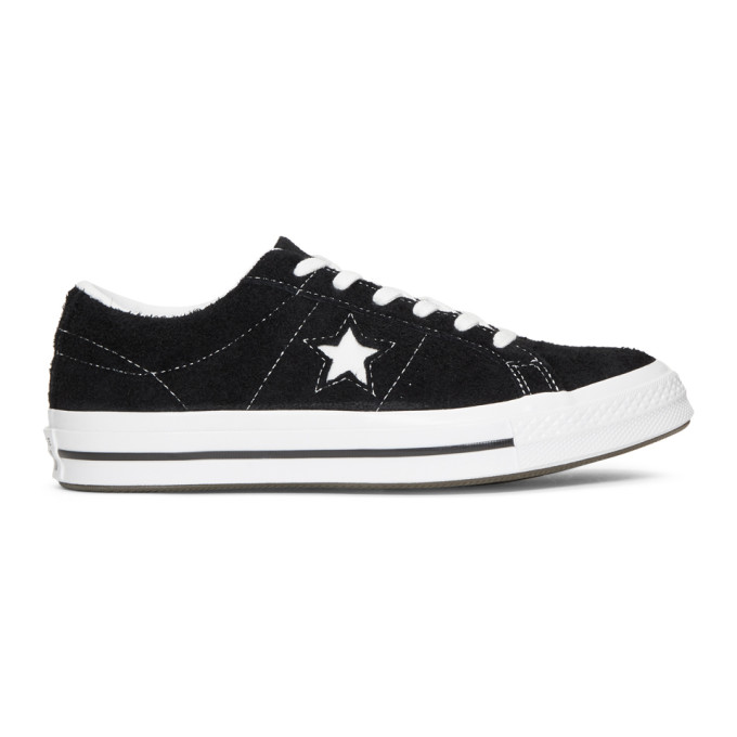 Converse Black Suede Vintage One Star Sneakers