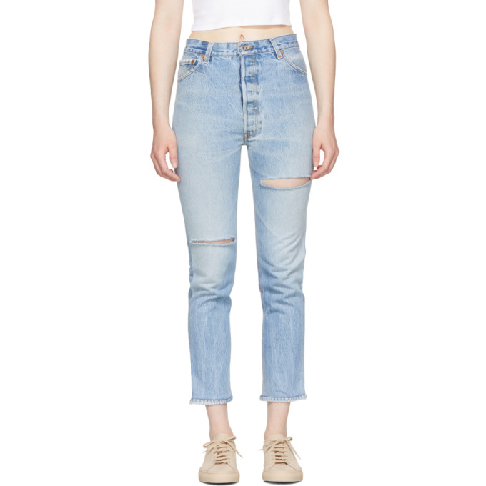 levis high rise ankle crop