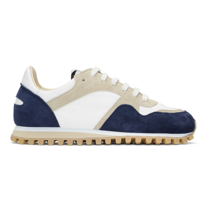 Spalwart Navy Suede Marathon Trail Low Sneakers