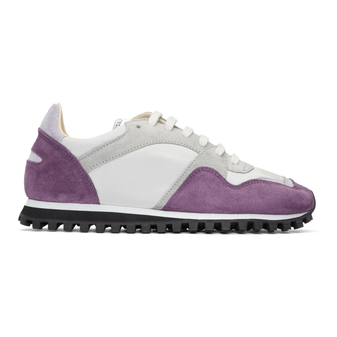 Spalwart Purple Suede Marathon Trail Low Sneakers