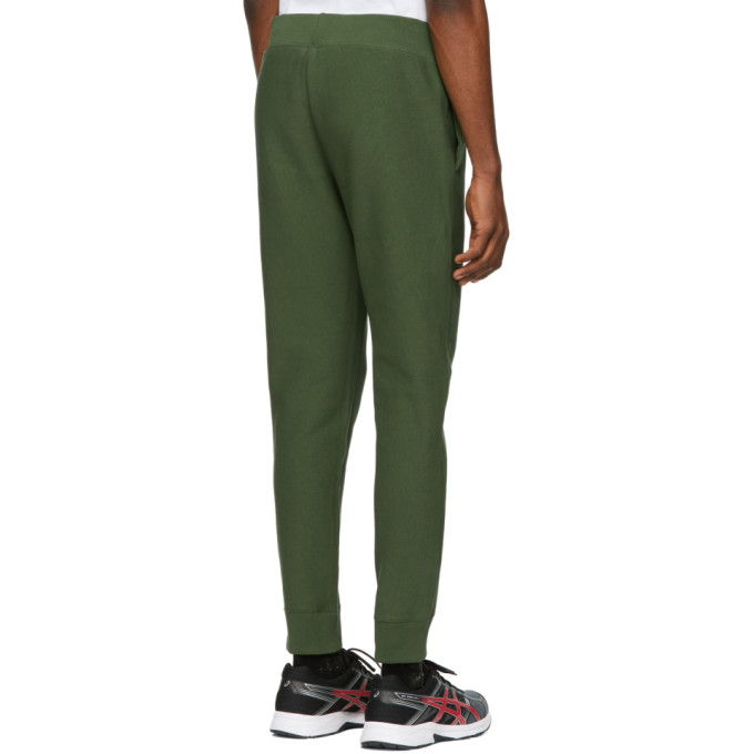 olive green champion joggers