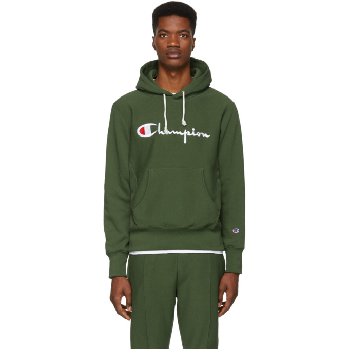 champion uo exclusive script sleeve hoodie sweatshirt