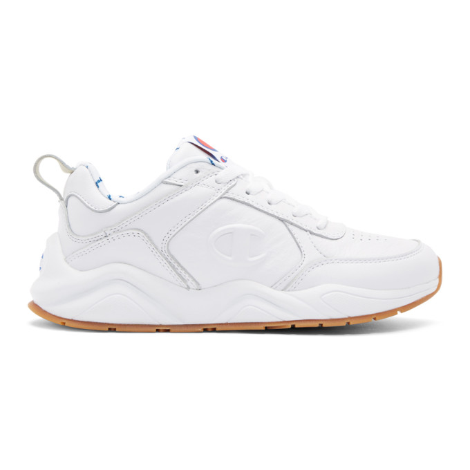 Champion Reverse Weave White 93Eighteen Sneakers