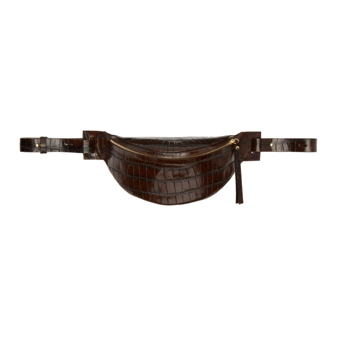 Nanushka Brown Leather Lubo Belt Bag