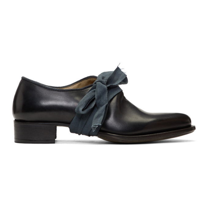 Cherevichkiotvichki Black Pointy Bow Derbys
