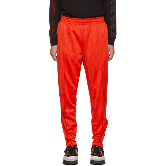 ADIDAS ORIGINALS BY ALEXANDER WANG RED TRACK trousers