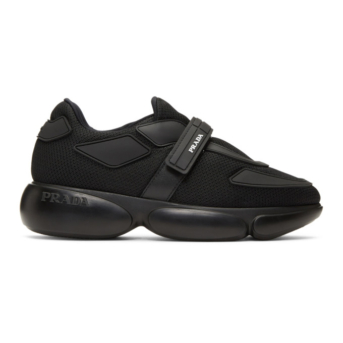 Prada Black Tonal Cloudbust Sneakers
