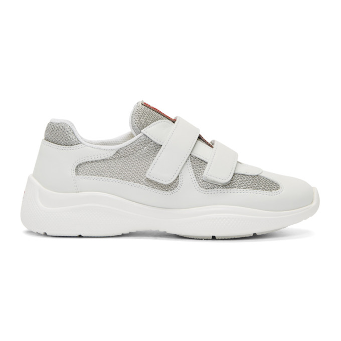 Prada White Chunky Sole Sneakers