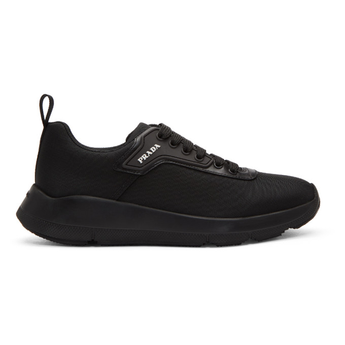 Prada Black Nylon Tech Sneakers