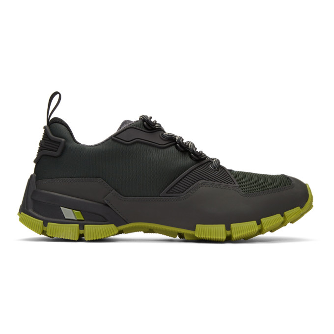 Prada Grey Chunky Sole Sneakers