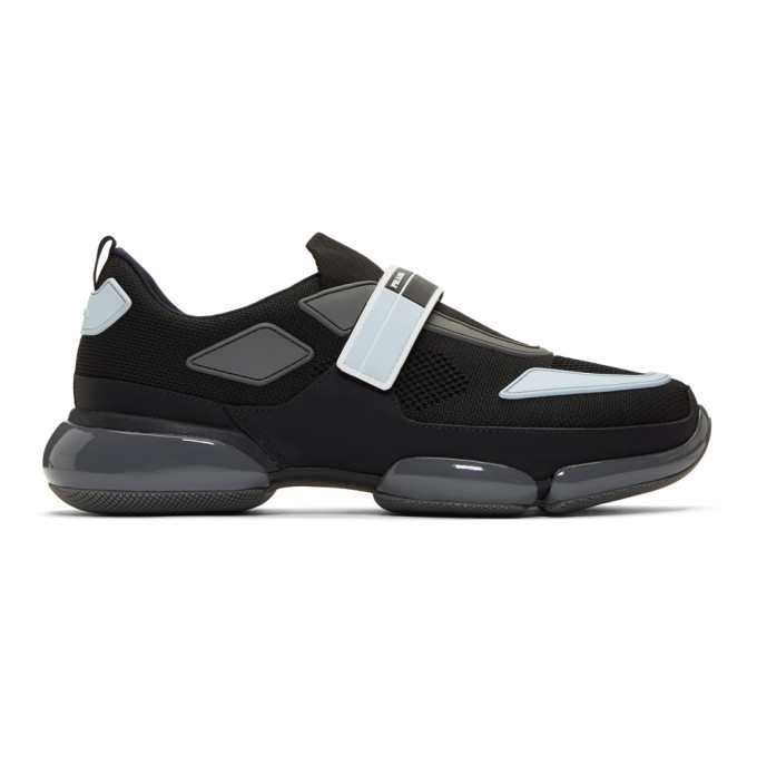 Prada Black & Grey Cloudbust Sneakers