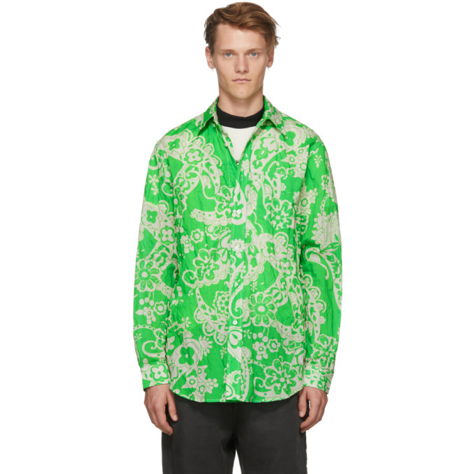 HOPE HOPE GREEN PAISLEY SUPER SHIRT