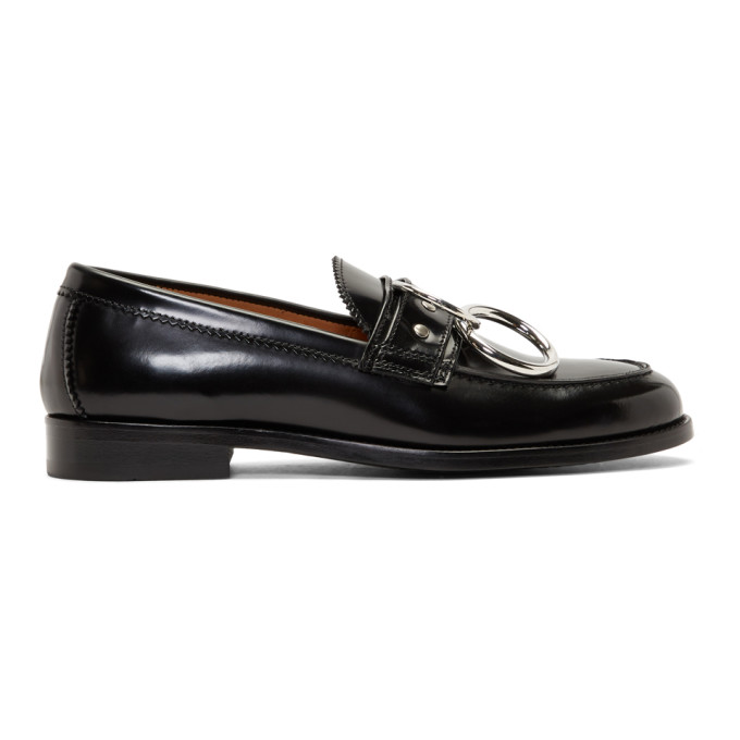 HOPE Black Patent Patty Ring Loafers