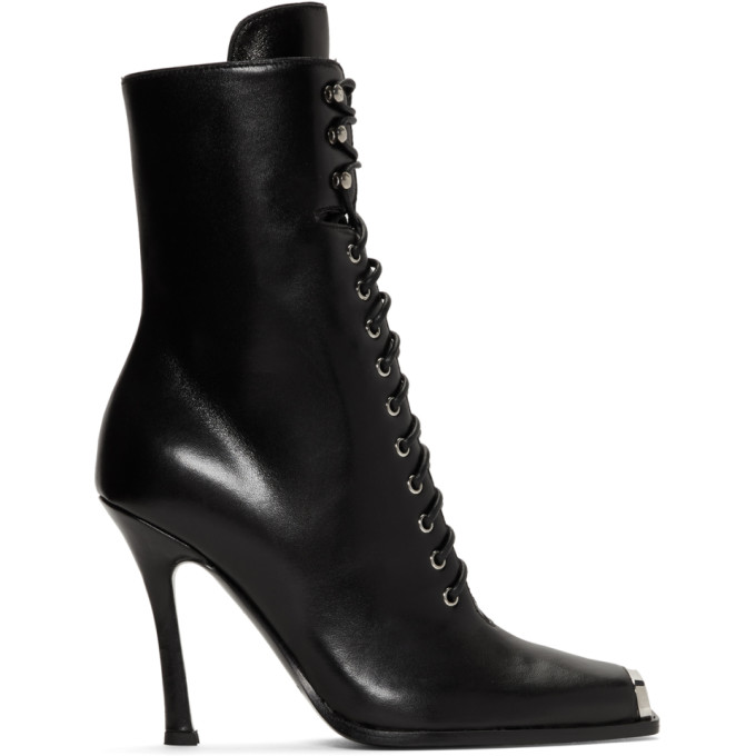 calvin klein lace up boots