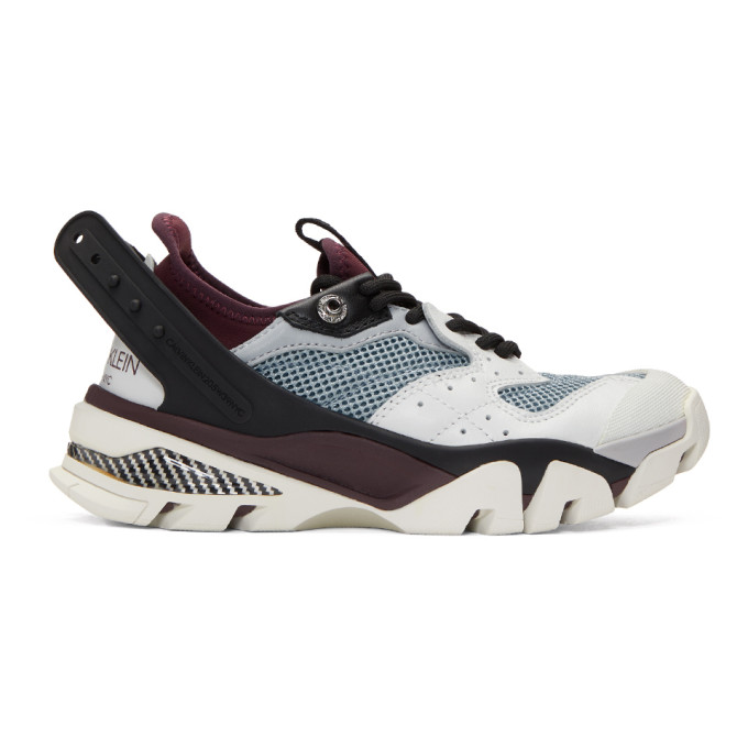 Calvin Klein 205W39NYC White & Blue Carla 10 Sneakers