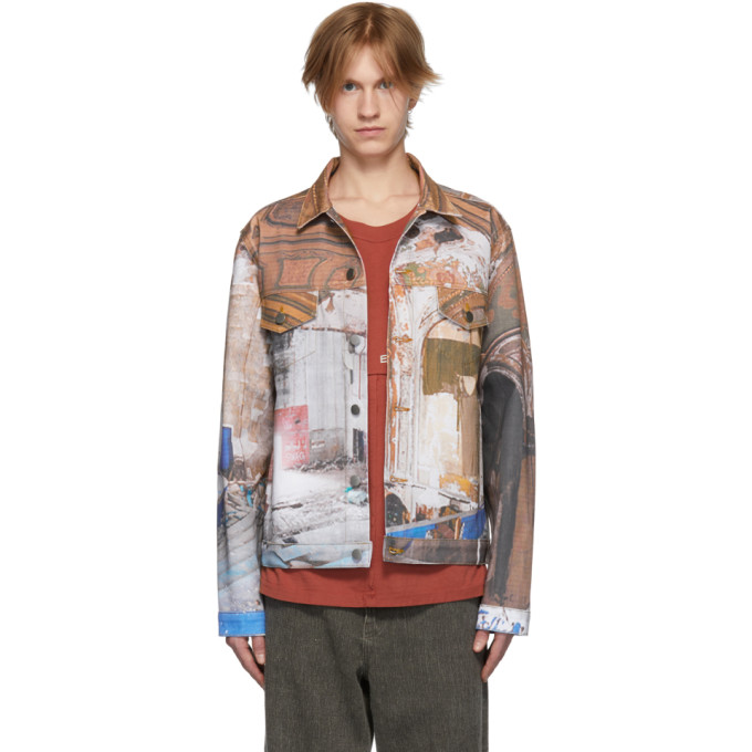 424 Jackets 424 MULTICOLOR ALL OVER PRINT JACKET