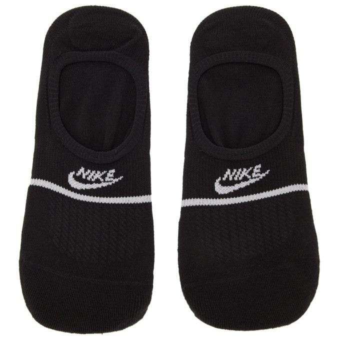 Nike Two Pack Black SNKR Sox No Show Socks 191011F07600301