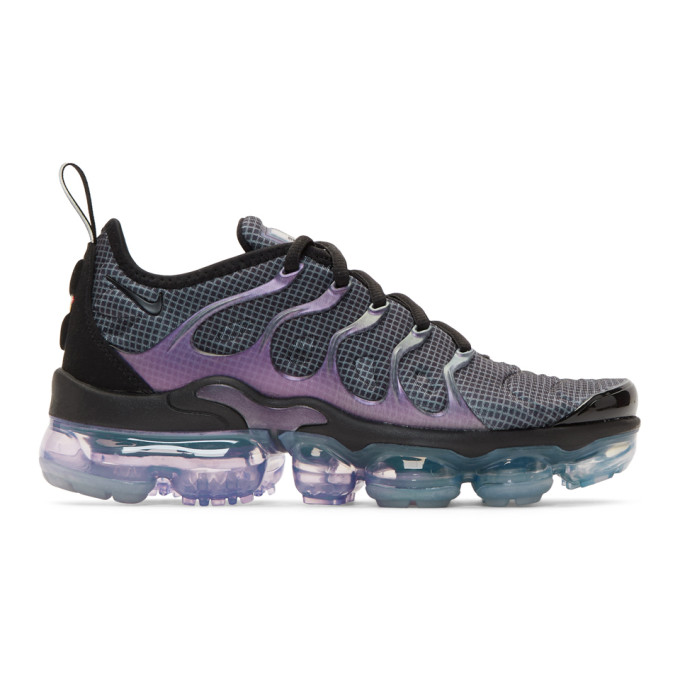 Nike Black and Purple Air Vapormax Plus 