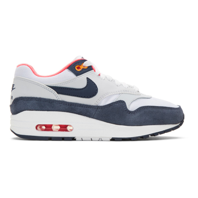 NIKE NIKE GREY AIR MAX 1 SNEAKERS