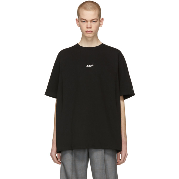 ADER ERROR ADER ERROR BLACK LOGO T-SHIRT