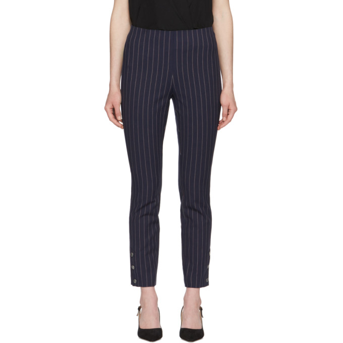 RAG & BONE RAG AND BONE NAVY SIMONE SNAP TROUSERS