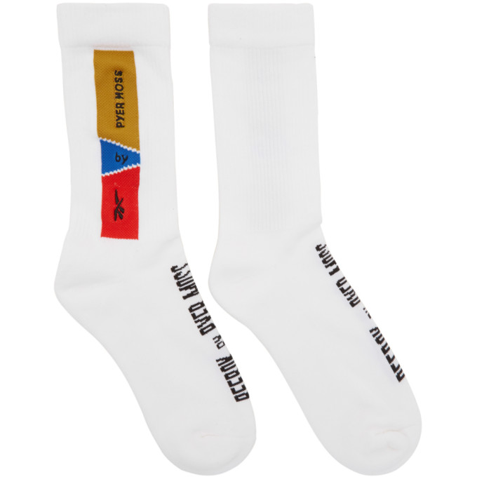 Reebok by Pyer Moss White Crew Socks 191100M22000101