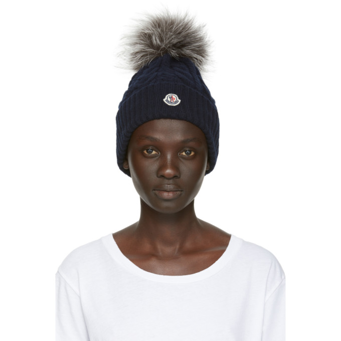 moncler cable knit beanie