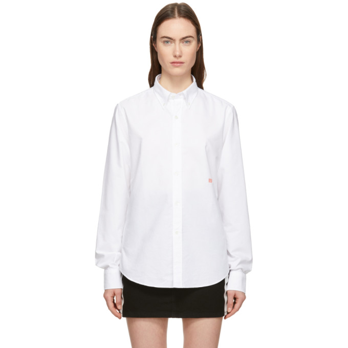 Acne Studios White Ohio Face Shirt