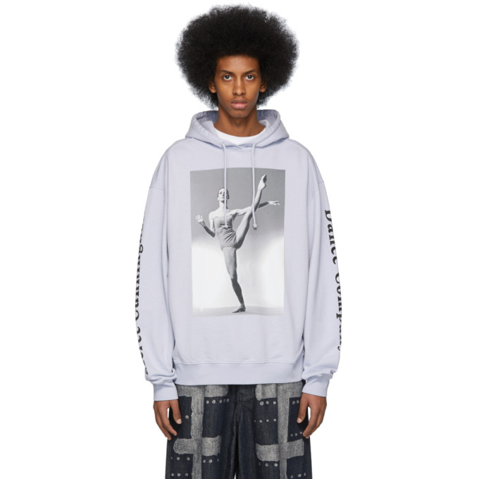 ACNE STUDIOS ACNE STUDIOS BLUE MERCE CUNNINGHAM FENNY 70S PRINTED HOODIE