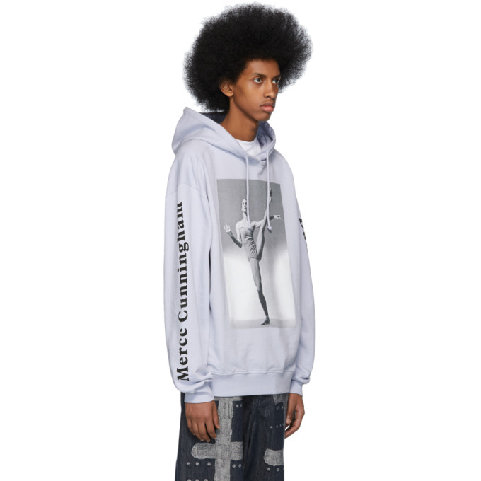 ACNE STUDIOS ACNE STUDIOS BLUE MERCE CUNNINGHAM FENNY 70S PRINTED HOODIE