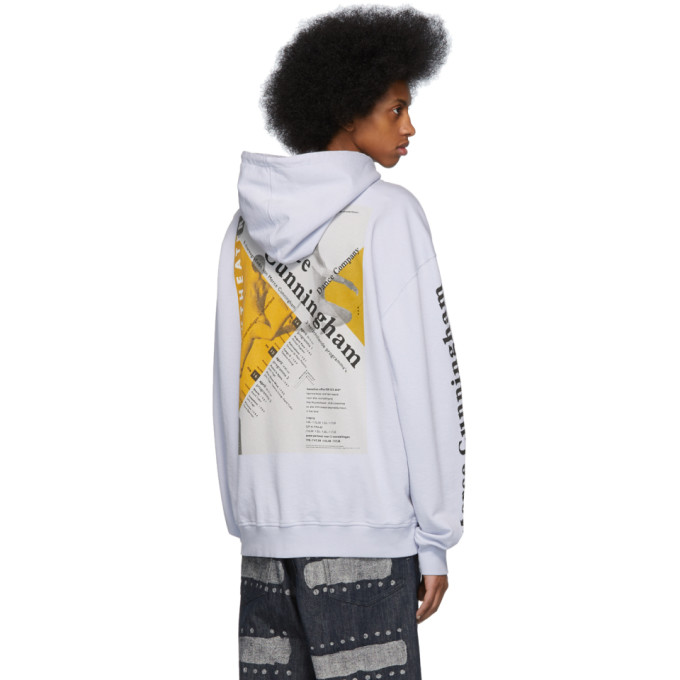 ACNE STUDIOS ACNE STUDIOS BLUE MERCE CUNNINGHAM FENNY 70S PRINTED HOODIE