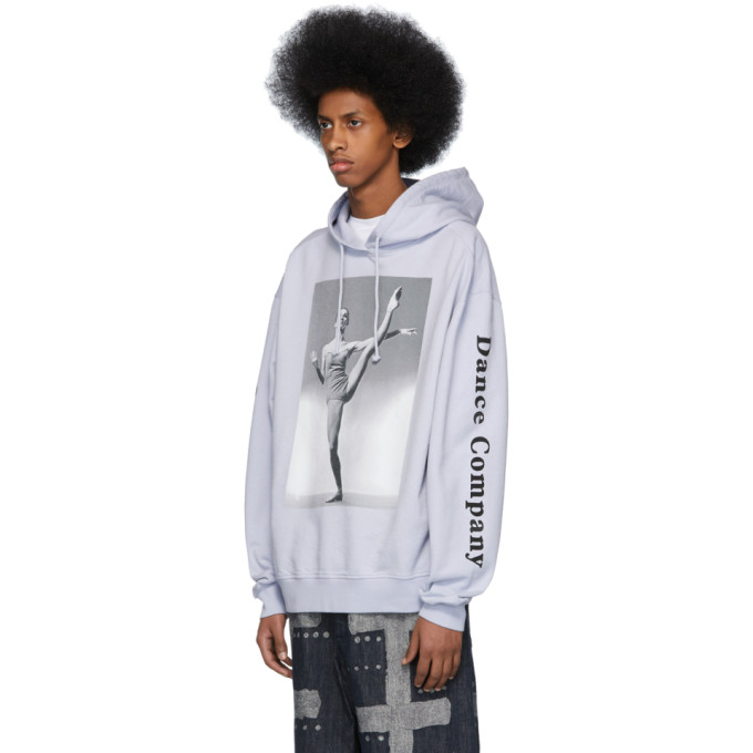 ACNE STUDIOS ACNE STUDIOS BLUE MERCE CUNNINGHAM FENNY 70S PRINTED HOODIE
