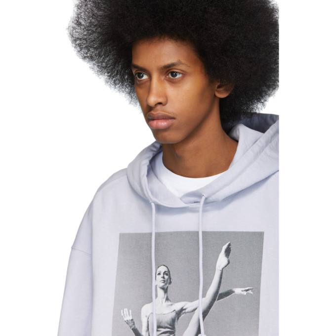 ACNE STUDIOS ACNE STUDIOS BLUE MERCE CUNNINGHAM FENNY 70S PRINTED HOODIE