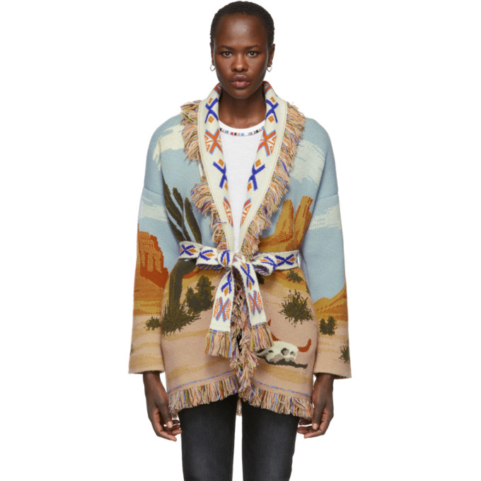 Alanui Multicolor Canyon Sunrise Cardigan